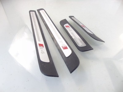 Audi s4 b8 молдинг поріг накладки комплект фото №1