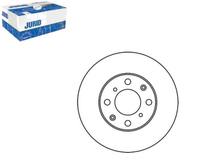 Jurid тормозные диски тормозные 2szt. p honda logo 1.3 99-0 фото №1