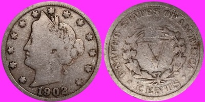 USA 5 centów 1902 /U 423