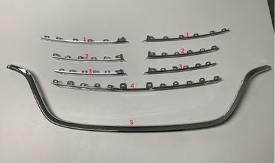 Renault talisman передній хром хром решітка решітка фото №1