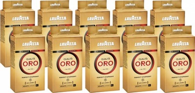 10x LAVAZZA 250G Qualita Oro kawa mielona