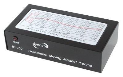 Dynavox Tc 750 przedwzmacniacz Phono do systemów