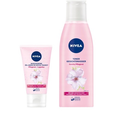 NIVEA zestaw TONIK + ŻEL łagodzący