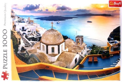 TREFL 1000 EL. BAJKOWE SANTORINI (10445) [PUZZLE]