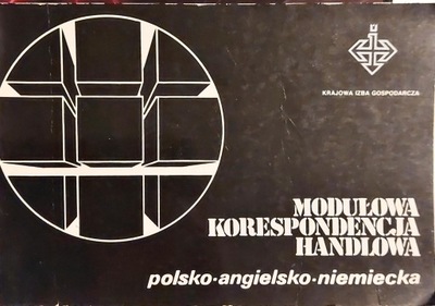 Modułowa korespondencja Handlowa polsko-angielsko-