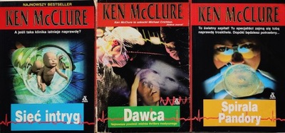 Ken McClure x 3 książki