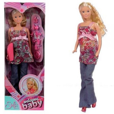 Lalka Steffi z niemowlakiem