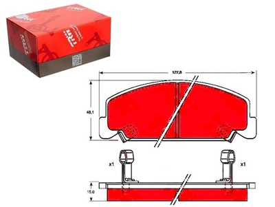 Гальмівні колодки гальмівні honda accord ii accord iii civic фото №1