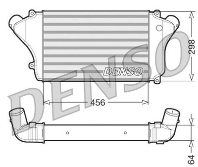 RADIATOR AIR CHARGER DIT45004  