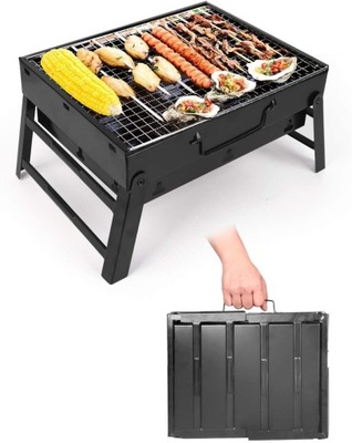 GRILL OGRODOWY PRZENOŚNY ROZDKŁADANY GRILL