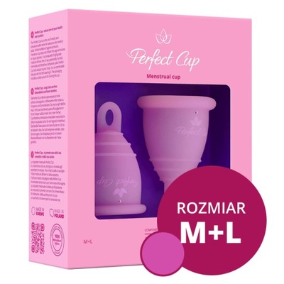 Kubeczek Menstruacyjny - Perfect Cup - Róż [M+L]