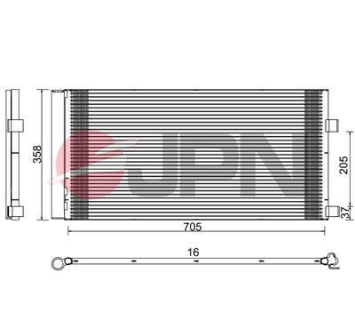 RADUADOR DE ACONDICIONADOR LAGUNA 07-  