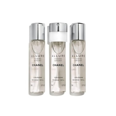 CHANEL ALLURE HOMME SPORT COLOGNE 3X20 ML WKŁADY