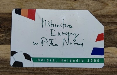 KARTA TELEFONICZNA TP SA - MISTRZOSTWA EUROPY W PIŁCE NOŻNEJ EURO 2000