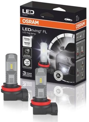 OSRAM LEDRIVING LUZ FAROS ANTINIEBLA H11 H16  