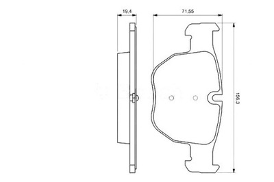 BOSCH ZAPATAS DE FRENADO LAND ROVER PARTE DELANTERA RANGE ROVE  