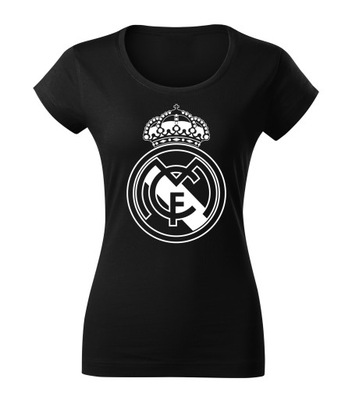 Koszulka Real Madryt. Damska czarna rozmiar M