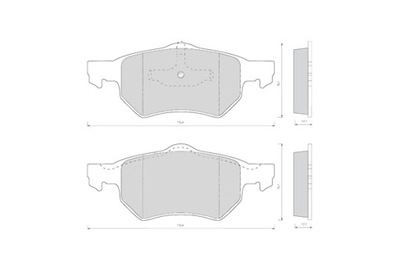 STARLINE ZAPATAS DE FRENADO CHRYSLER CARAVAN GRAND CARAVAN VOYAGER  