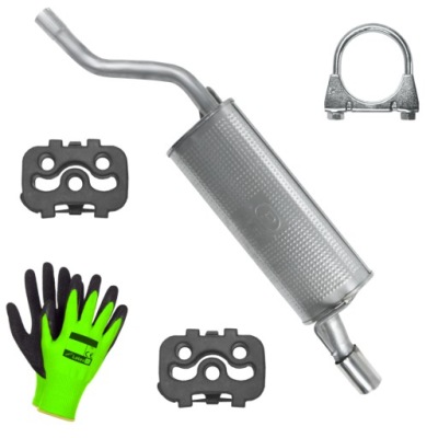 Гаситель конечный alfa romeo mito 1 i 08-18 1.4 хэтчбек хром фото №1