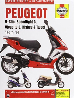 PEUGEOT V-CLIC, SPEEDFIGHT 3, VIVACITY 3, KISBEE+TWEET 2008 - 2014 - Anon K фото