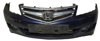 Бампер передний решётка радиатора honda accord vii рестайлинг  06-08 омыватель фото №1
