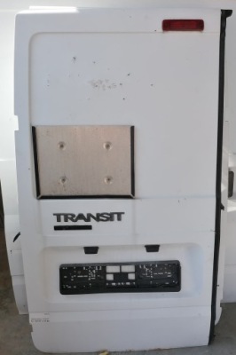 Дверь левая задние ford transit 06-14 белый фото №1