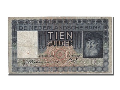 Banknot, Holandia, 10 Gulden, 1934, 1934-02-06, EF