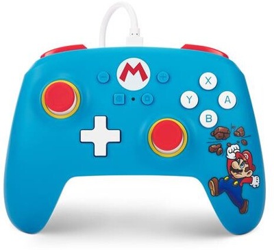 Drátový ovladač PowerA Wired Controller, Switch, Brick Breaker Mario