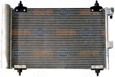 Behr hella конденсатор кондиционера peugeot 406 1,8- фото №1
