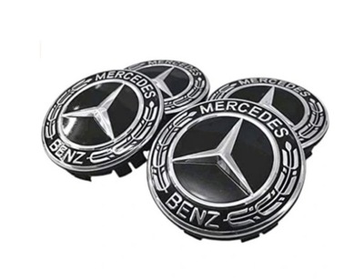 КОЛПАЧКИ ЭМБЛЕМА MERCEDES 75 MM КОМПЛЕКТ 4 ШТ