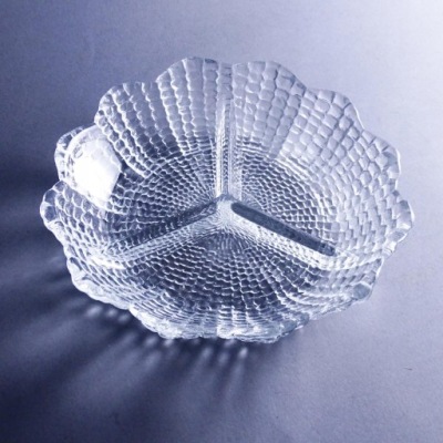 PIĘKNY KABARET PATERA Z KRYSZTAŁOWEGO SZKŁA