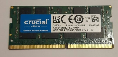 Pamięć Ram CRUCIAL DDR4 8GB 2133MHz CT8G4SFD8213.C16FHP