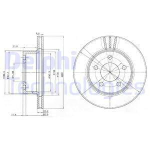 DISC BRAKE DELPHI BG3532  