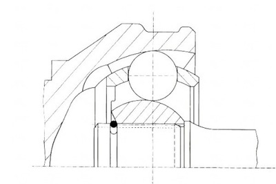 Spidan шарнір привідний зовнішній vw fox polo 1.2 фото №1