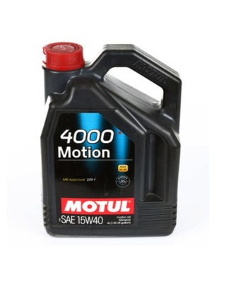 МАСЛО MOTUL 15W40 4L 4000 MOTION / 229.1 15W40 4000 4L MOTUL