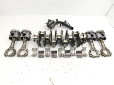 EJE DE CIGÜEÑAL PIEZAS INSERTADAS + 4 PISTONES +BOMBA ACEITES LAND ROVER DEFENDER 2.4 TD4  