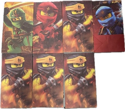 Torebeczki 12szt rózne Lego Ninjago