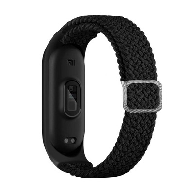 Opaska pleciona Smart Band M3/M4/M5/M6 CZARNY