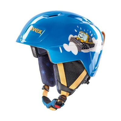 Kask narciarski dla dziecka z grafiką UVEX 46-50cm