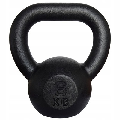 Kettlebell żeliwny Kawmet 6 kg