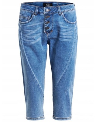 V1755 VILA OBJECT spodnie jeansy denim 3/4 r 27