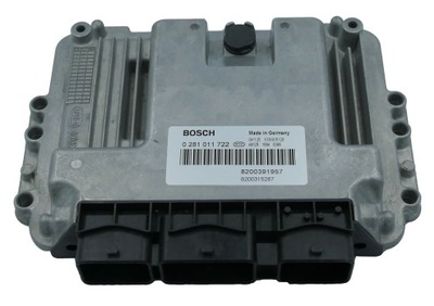 БЛОК УПРАВЛЕНИЯ ECU RENAULT LAGUNA 0281011722 8200391957