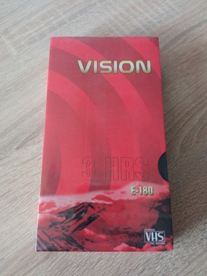 Vision E-180 nowa kaseta VHS