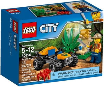 KLOCKI LEGO CITY 60156 DŻUNGLOWY ŁAZIK