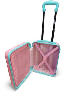 WALIZKA dla DZIECKA PODRÓŻNA LEKKA na Kółkach 26L