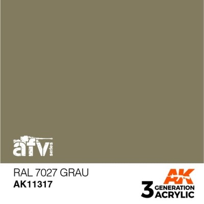 AK INTERACTIVE 11317 Farba akrylowa RAL 7027 Grau