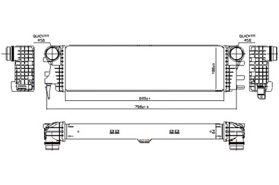 NISSENS ИНТЕРКУЛЕР MERCEDES MARCO POLO CAMPER W447 V W447 VITO MIXTO фото