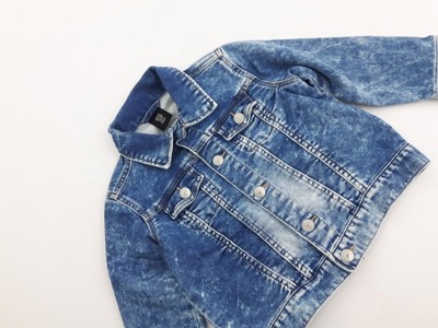 H&M postarzana KURTKA KATANA a'la jeans OVERSIZE _ 110cm