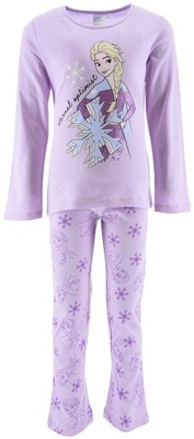Fioletowa piżama dla dziewczynki Disney - Frozen128 cm