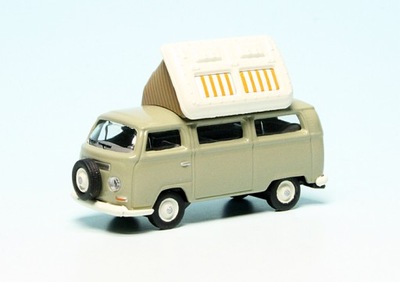 SCHUCO VOLKSWAGEN T2a Campingbus 1962 Beige 1:87